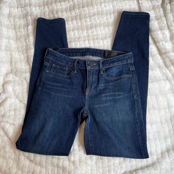 VINCE Riley Legging Jean Denim Dark Wash Blue 26 Straight Leg - Picture 2 of 7